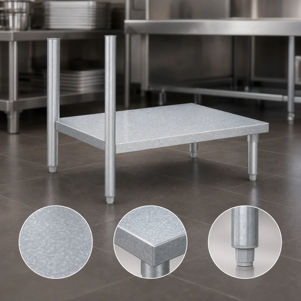 Eagle Group 605371-X 24 x 24-1/8 Inch Galvanized Dishtable Undershelf