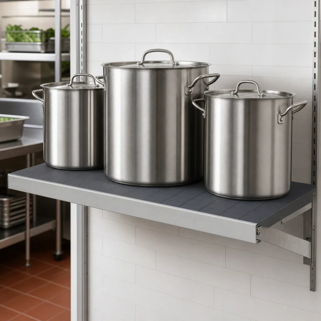 Fermod Fermostock 64360EX-R1 Horizontal Solid Polymer Shelf, 68 x 18 Inches, 800 lb Capacity