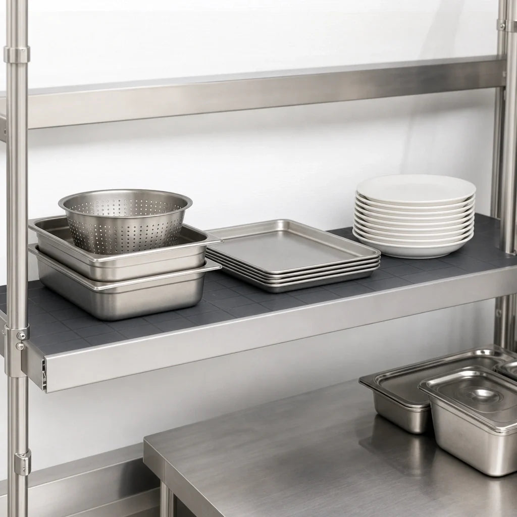 Fermod Fermostock 64357EX-R1 Horizontal Solid Polymer Shelf, 64 x 18 Inches, 800 lb Capacity