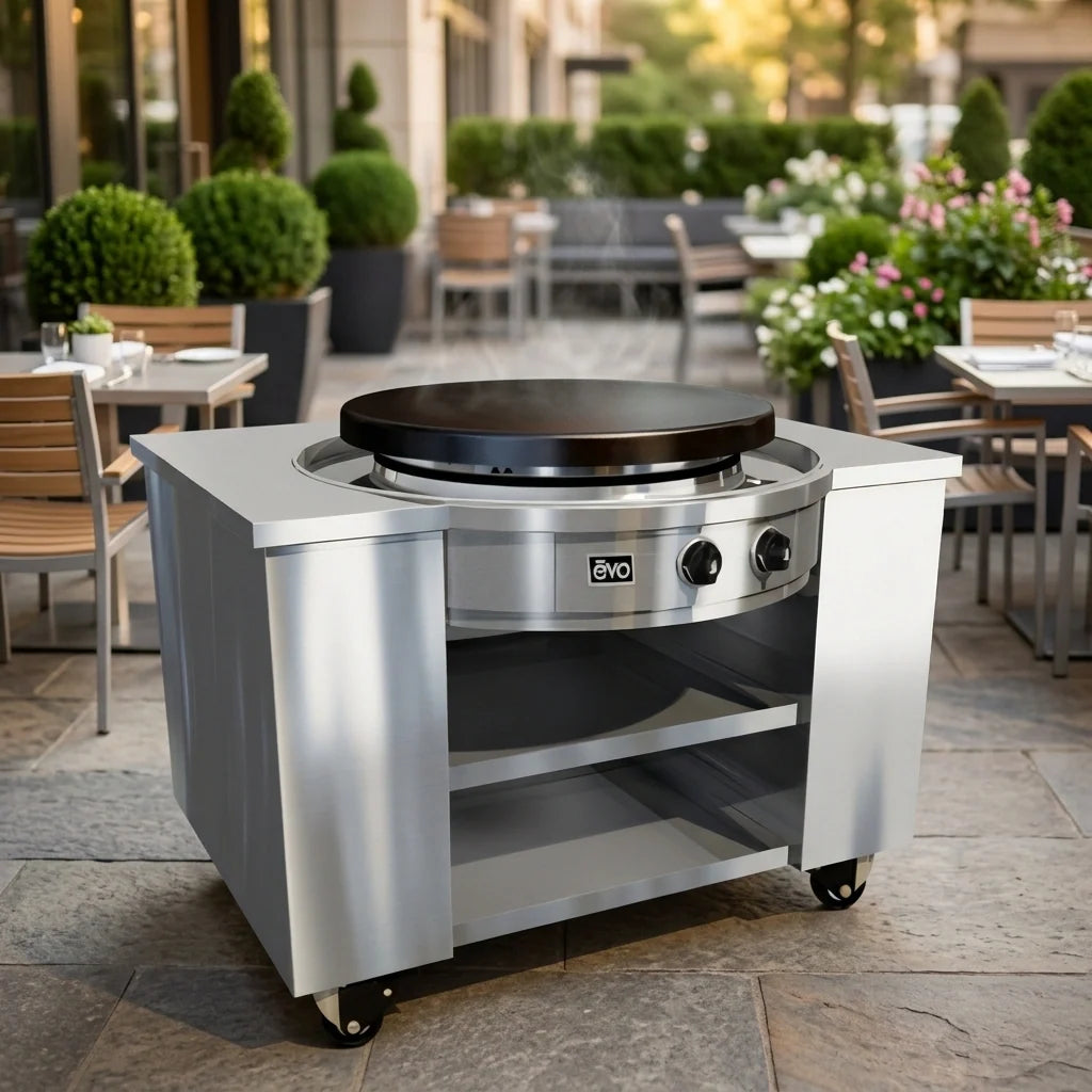 Evo Affinity 30G DCS 30-Inch Diameter Natural Gas Outdoor Freestanding Cooking Station