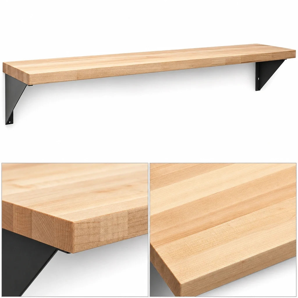 Eagle Group WB-HT4 Hardwood Cutting Board for HT4 Hot Food Table, 63-1/2" x 8" x 1-1/4", Stationary Brackets