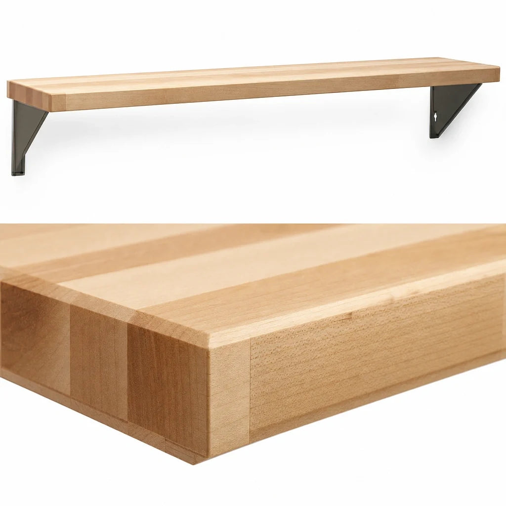 Eagle Group WB-HT3 Hardwood Cutting Board for HT3 Carving Station, 48 x 8 x 1-1/4 Inches, Stationary Brackets