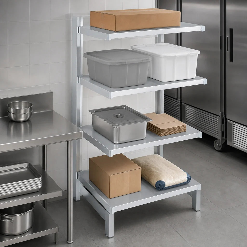 Channel Manufacturing SC2436 Solid Aluminum Cantilever Shelf, 33.375"W x 24"D