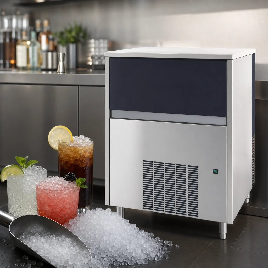 Eurodib USA Brema TB1404AHC Automatic Pebble Ice Maker, 88 lb Bin, Air-Cooled, 333 lb/Day