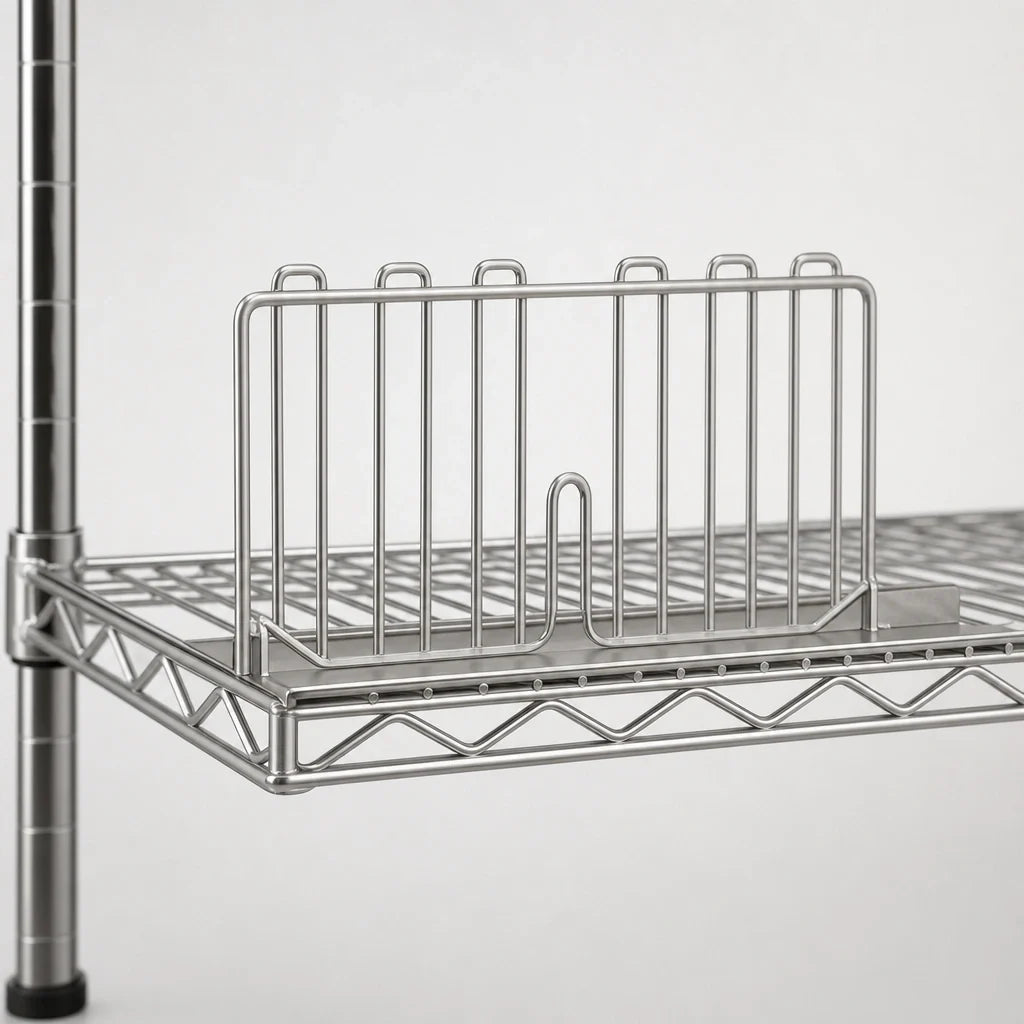 Eagle Group SD36-S 36-Inch Wire Shelf Divider, 8-Inch High, Stainless Steel Finish