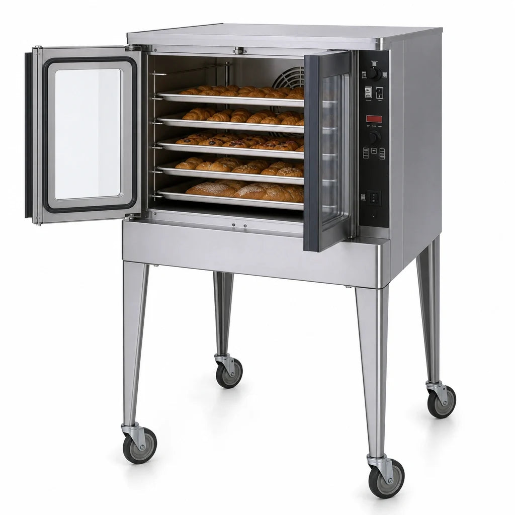 Blodgett (Middleby) Premium Series MARK V-100 BASE Single-Deck Full-Size Electric Convection Oven, 5-Pan, Touchscreen Controls