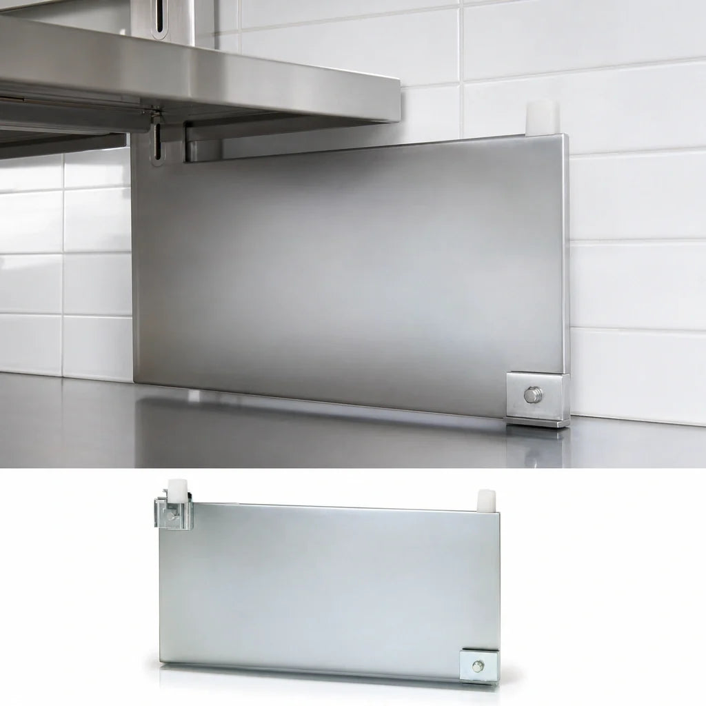 Eagle Group MMFBSSK-249-R 24-Inch Right Single-Knob Stainless Steel Foot Bracket for Cantilevered Shelving