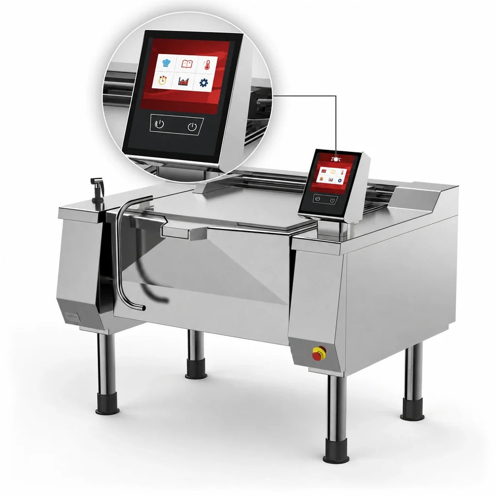 Firex (Middleby) Betterpan UDBRE038V1 Electric Tilting Skillet Braising Pan, 38 Gallon, Power Tilt, Programmable Touch Screen