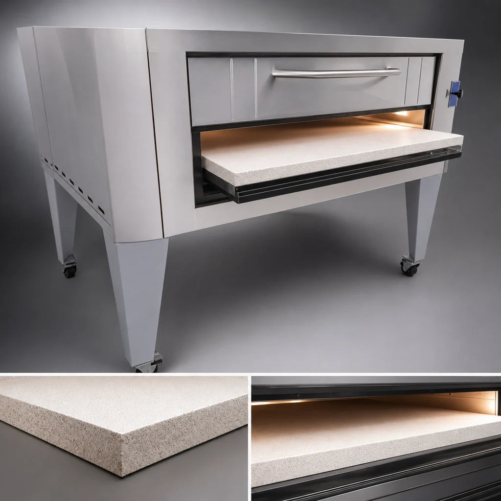 Bakers Pride (Middleby) Super Deck Series Y-800 Single-Deck Gas Pizza Deck Oven, 66 x 44-Inch FibraMent Hearth