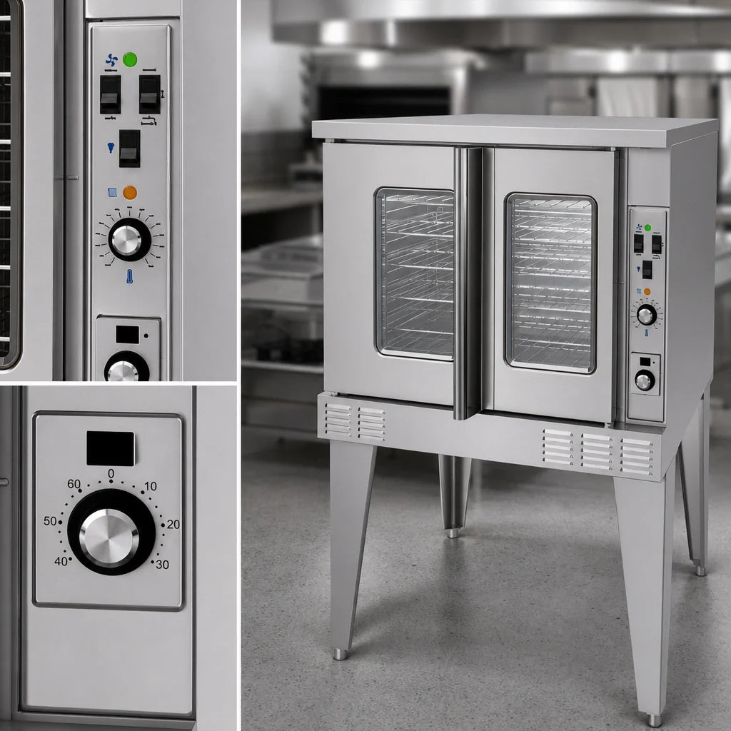Garland Signature SUME-100-SIGNATURE Full-Size Single-Deck Electric Convection Oven, 5-Rack, Solid State Controls, 10.4 kW