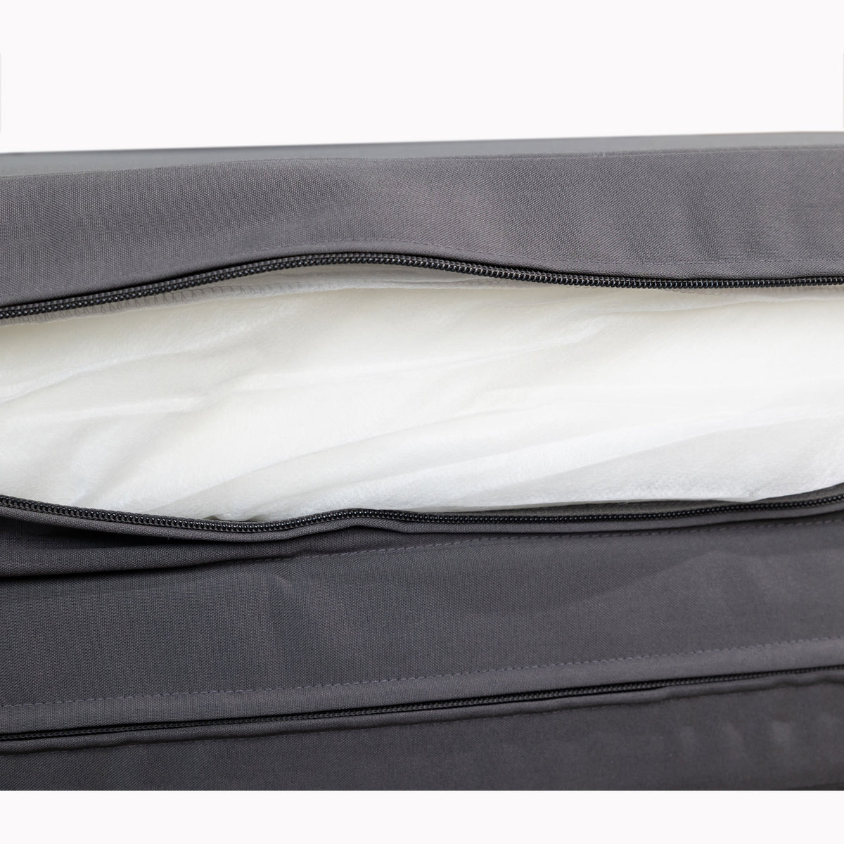 Gray Broadway Ian Chaise Lounge Cushion with Waterproof Fabric - Gray