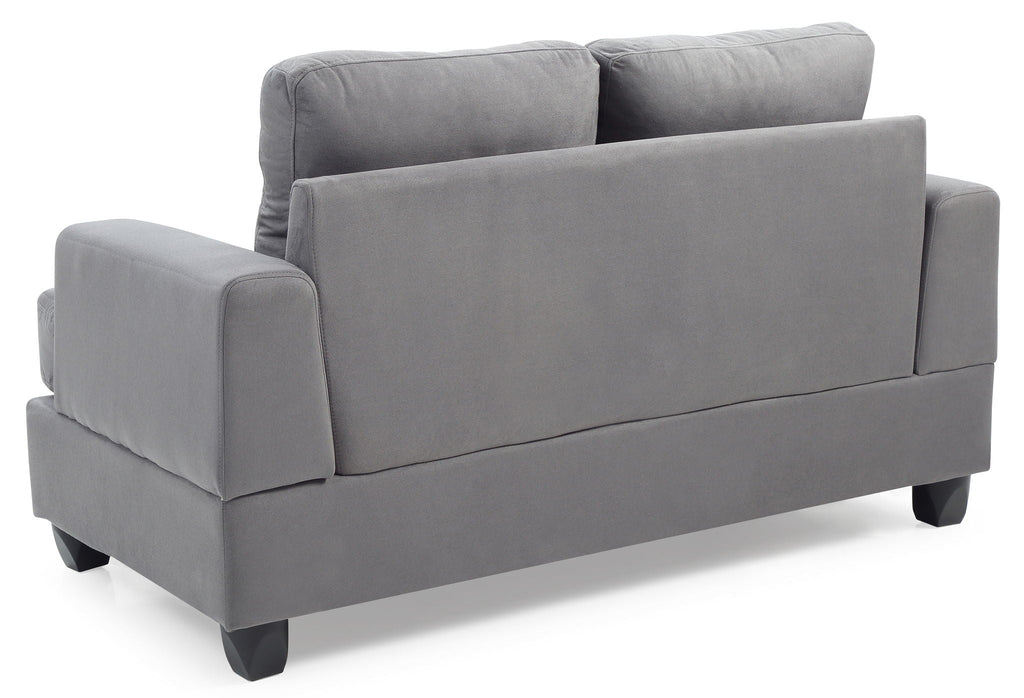 Stylish Transitional Loveseat For Two