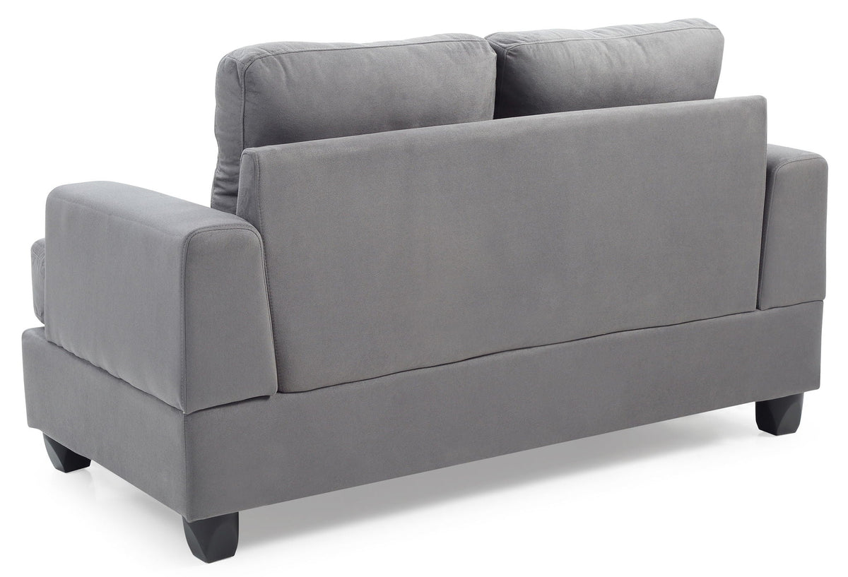 Stylish Transitional Loveseat For Two