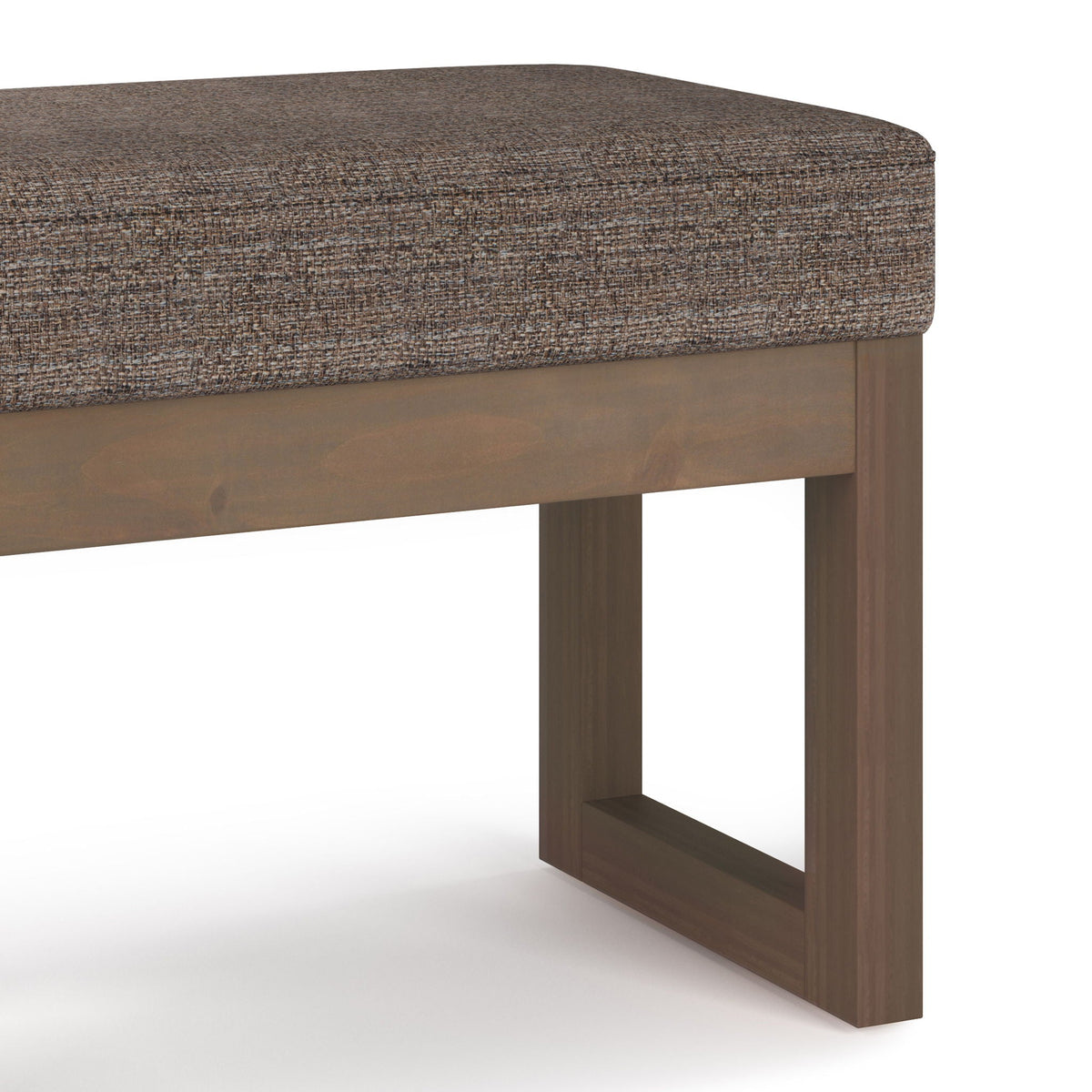 Milltown Upholstered Ottoman Bench with Versatile Design - Multiple Colors