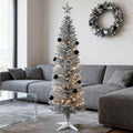Slim Pencil Artificial Christmas Tree with 390 Branch Tips - Green