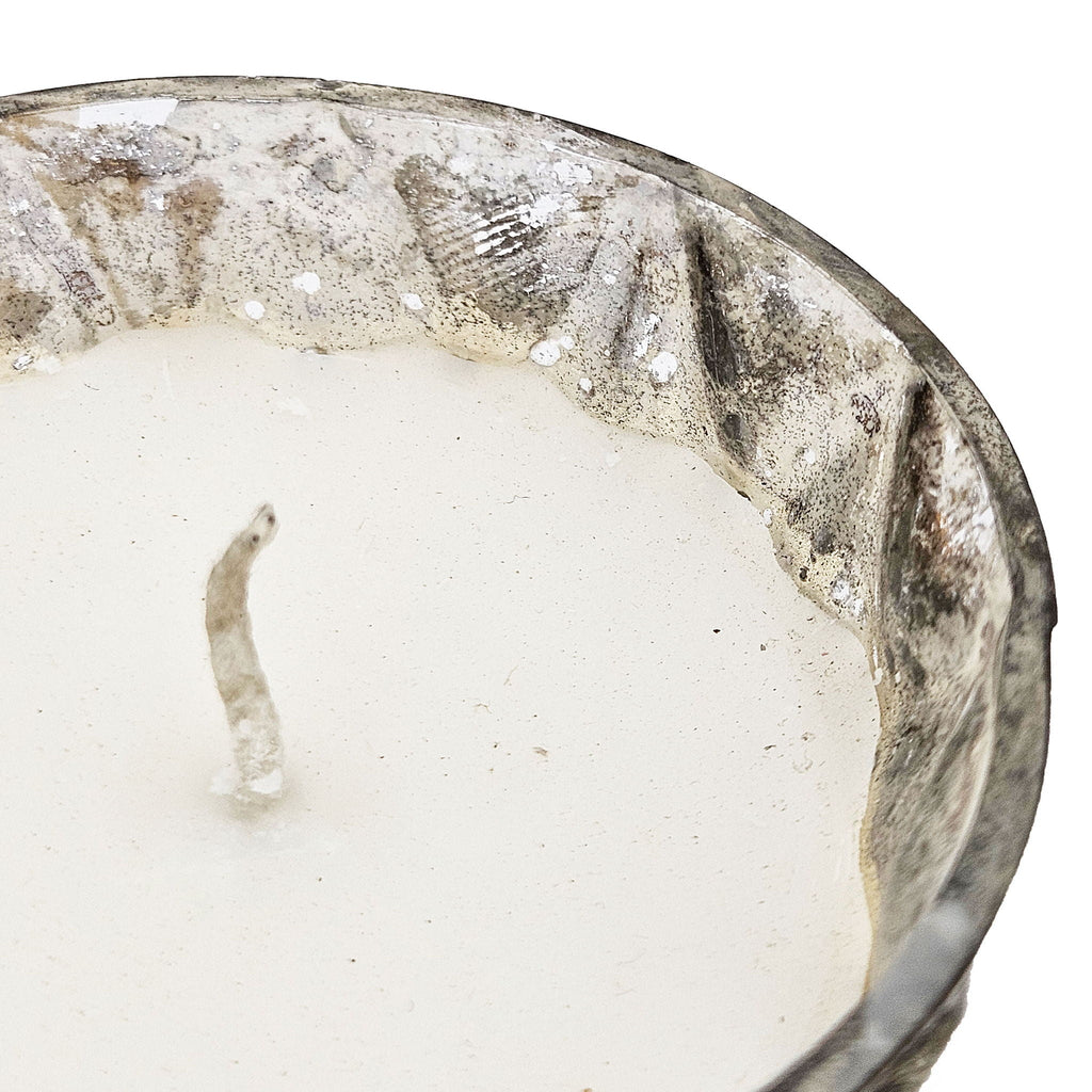 Scented Soy Wax Candle Set of 4 - Silver