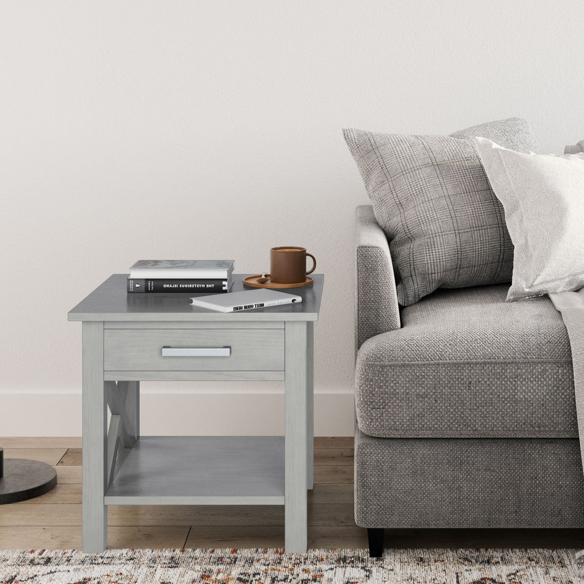 Handcrafted Console Table with Drawer Storage - Multiple Colors