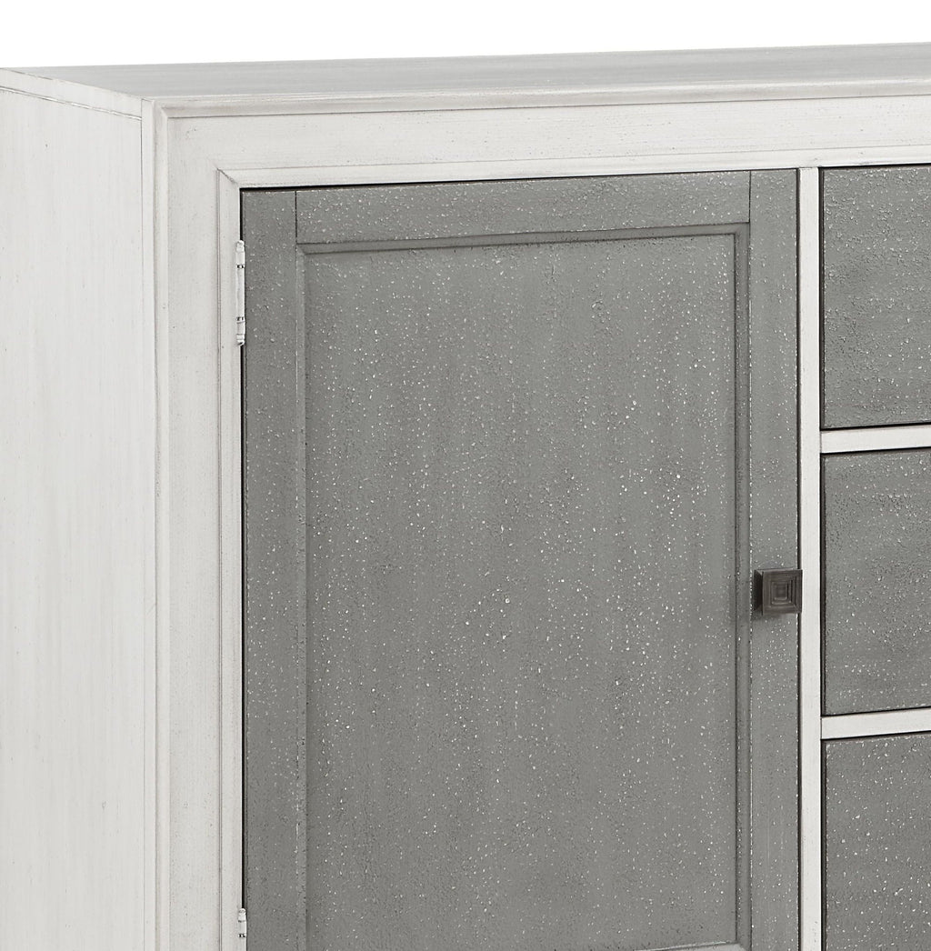 Gray Wood Server with Ample Storage - Katia