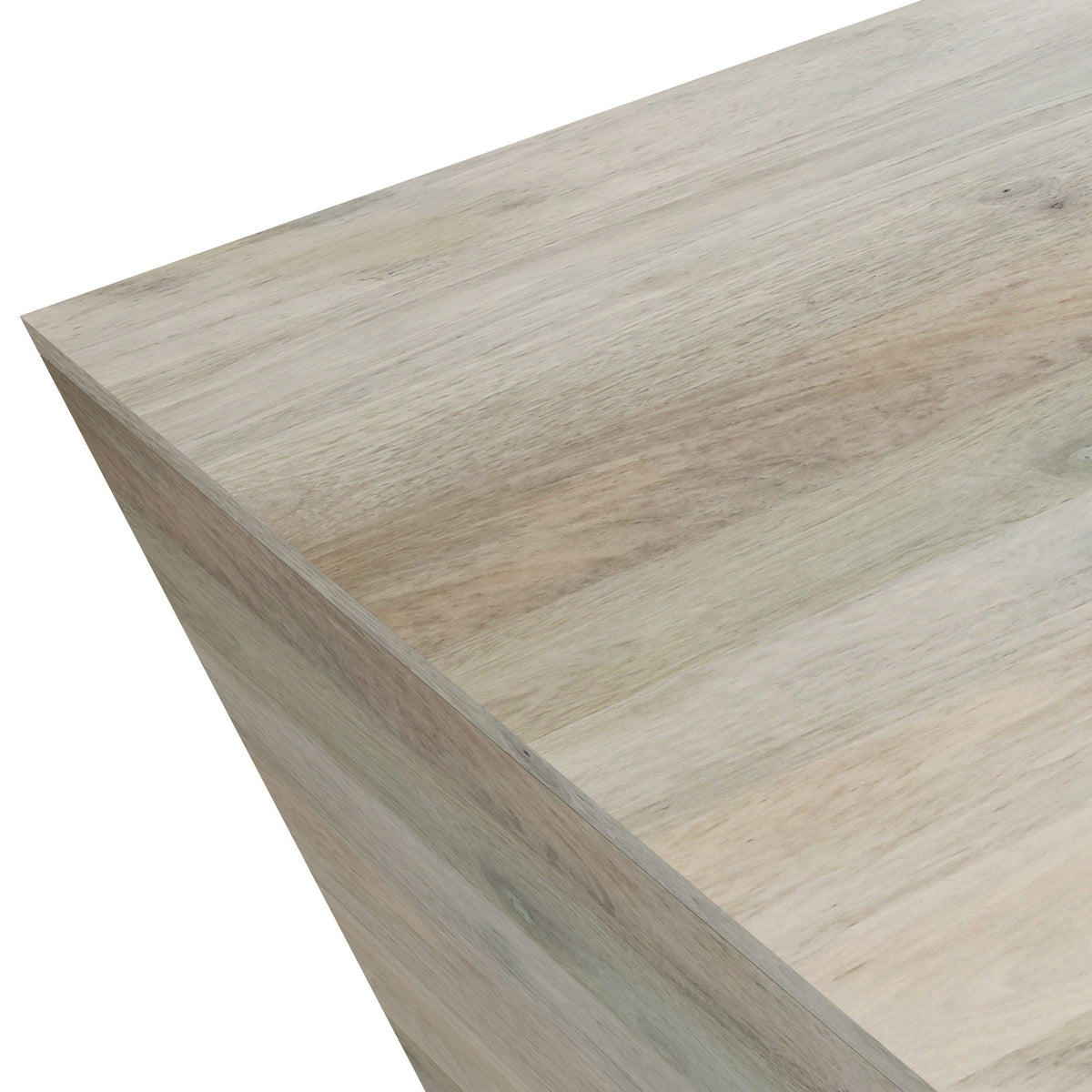 Handcrafted Square Coffee Table with Brass Trim - Multiple Finishes