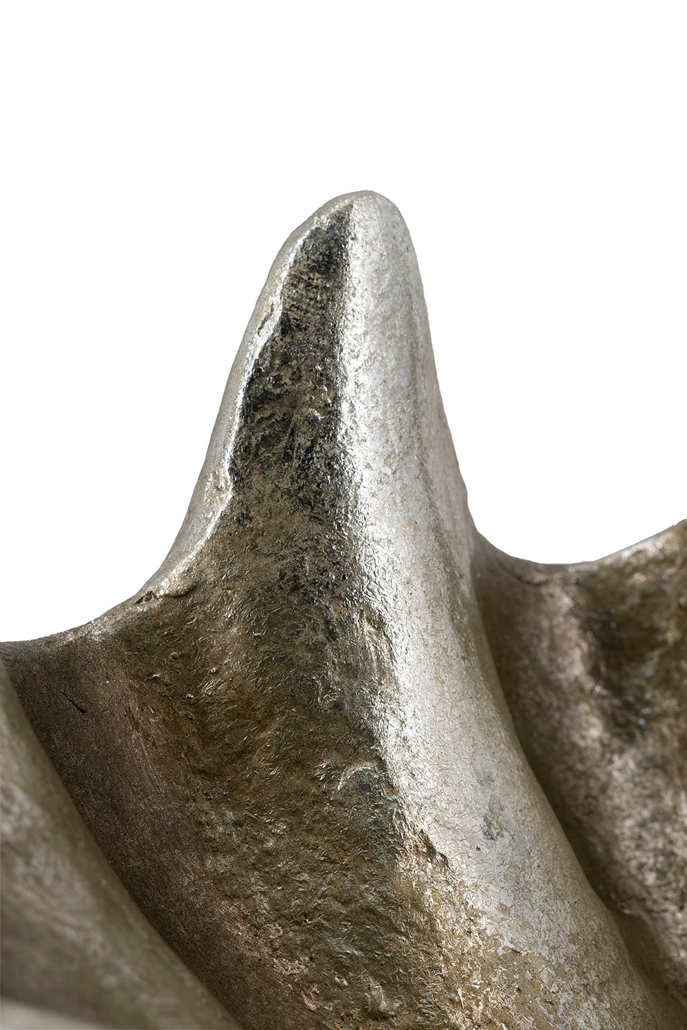 Silver Decorative Shell Bowl with Coastal Shell Design - Silver