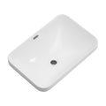Undermount Bathroom Sink with Seamless Integration - Milk White