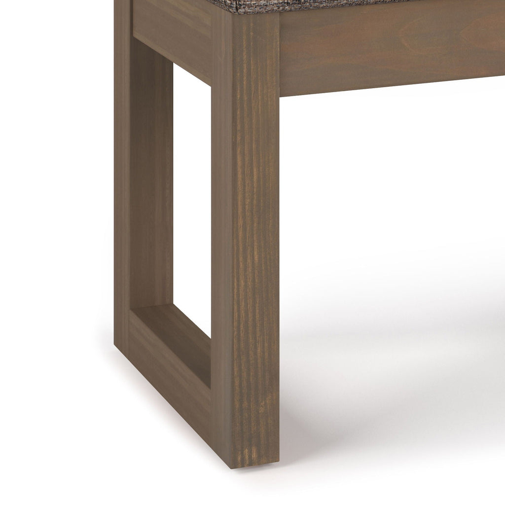 Milltown Upholstered Ottoman Bench with Versatile Design - Multiple Colors
