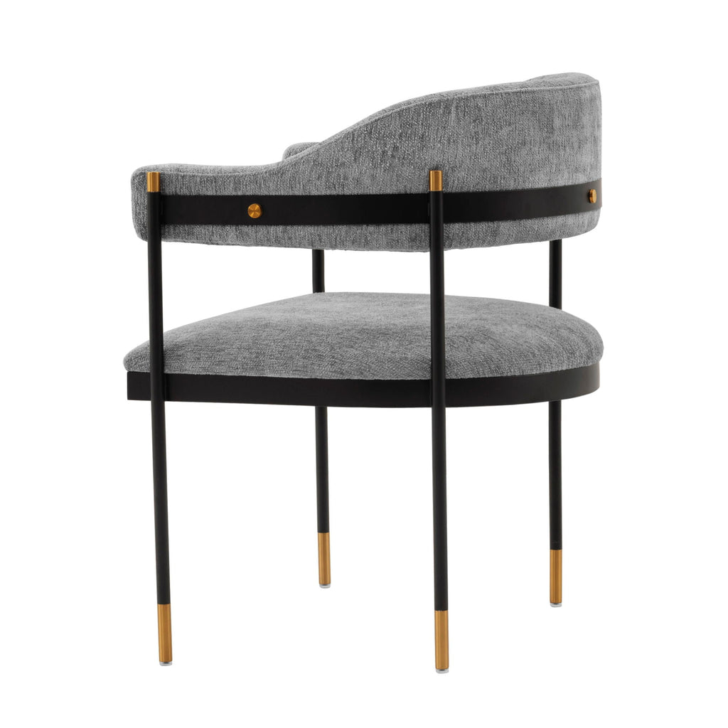 Fully Upholstered Arm Chair with Floating Back - Multiple Colors