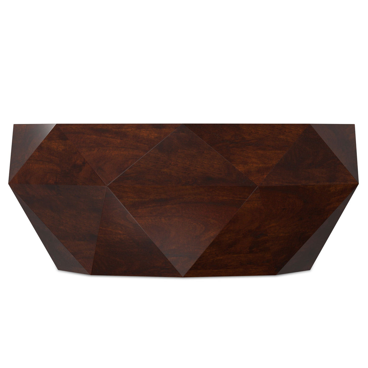 Zayn Coffee Table with Geometric Design