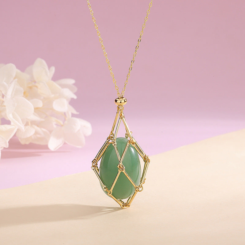 2023 Spring Crystal Pendant Necklace