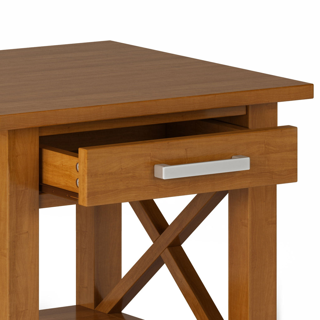 Handcrafted Console Table with Drawer Storage - Multiple Colors
