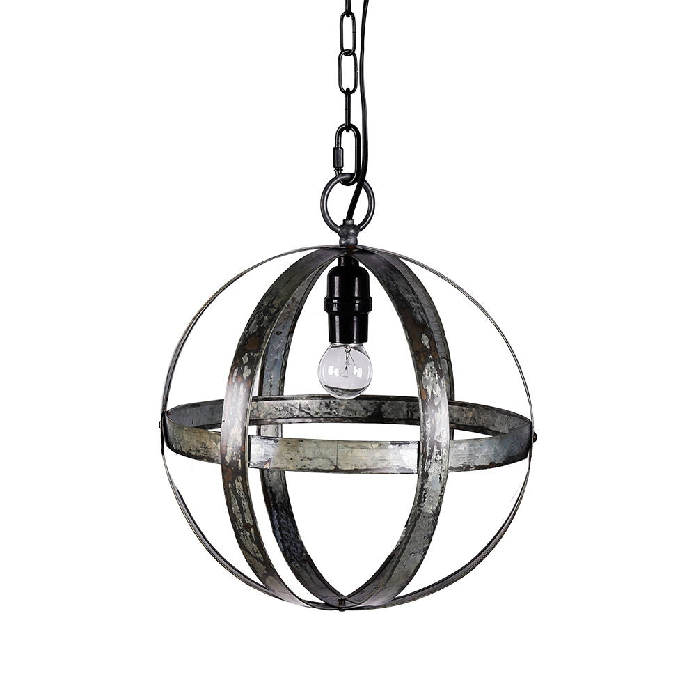 Metal Chandelier with Adjustable Chain