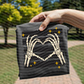 Skelly Heart Hands Graphic Tee