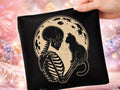 Cat and Skelly Graphic Tee