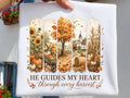 He Guides My Heart Through Every Harvest Graphic Tee