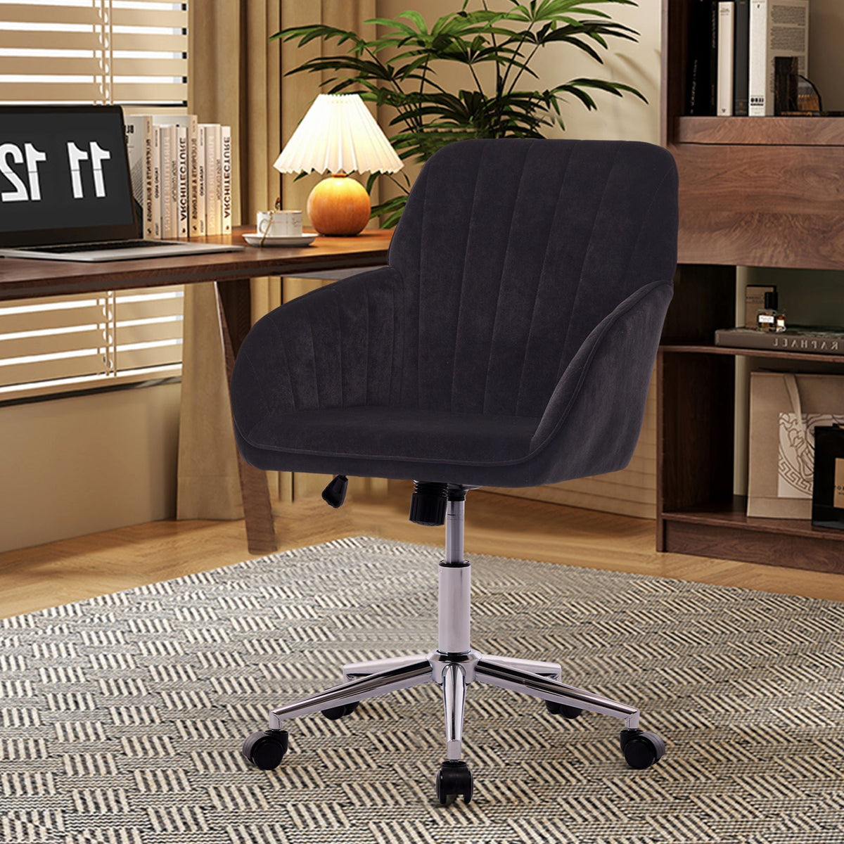 Adjustable Ergonomic Office Chair with Swivel Backrest Seat - Multiple Colors