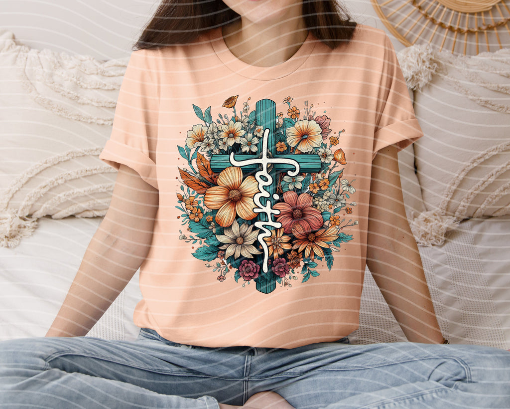 Faith Floral Graphic Tee
