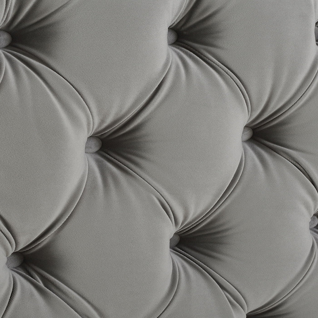 Tufted Panel Bed with Wingback Headboard and Footboard - Multiple Colors