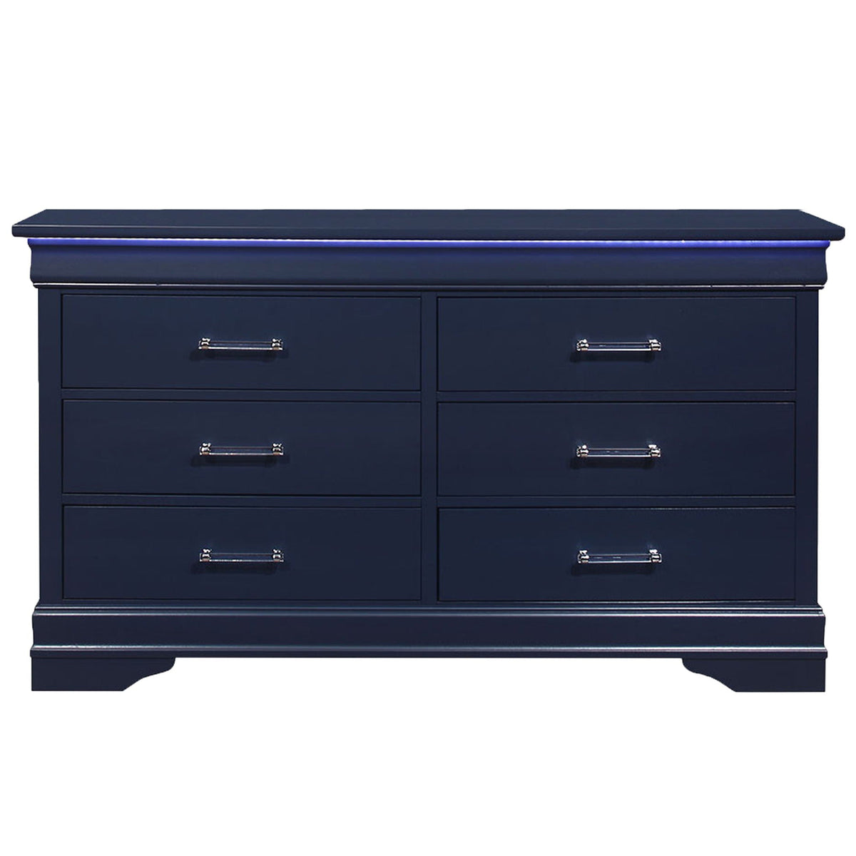 Charlston Dresser with LED Lighting - White or Blue