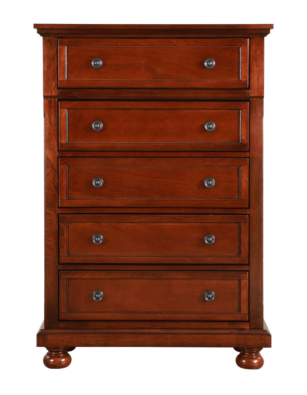 Meade Chest with Felt-Lined Top Drawer - Light Brown or Dark Brown