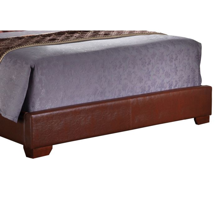 Elegant Platform Bed with Upholstered Finish - Multiple Colors