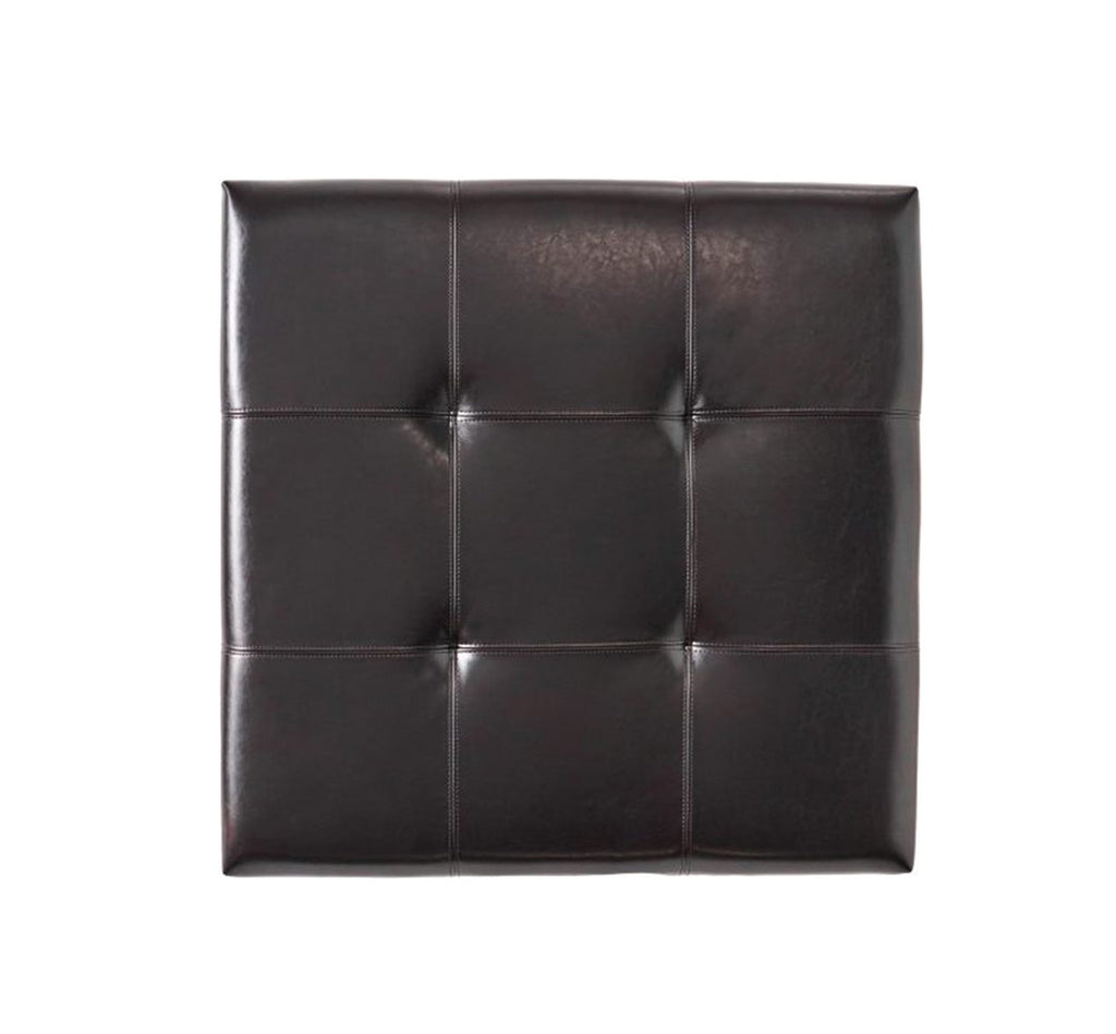 35inch Storage Ottoman, Large Square Ottoman Bench with Storage