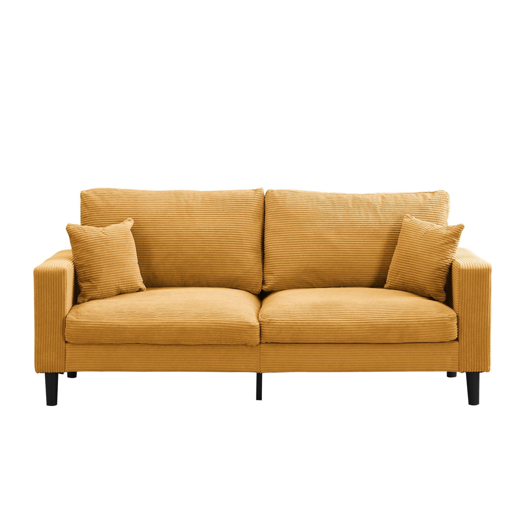 Modern Upholstered 2 Piece Sofa Set