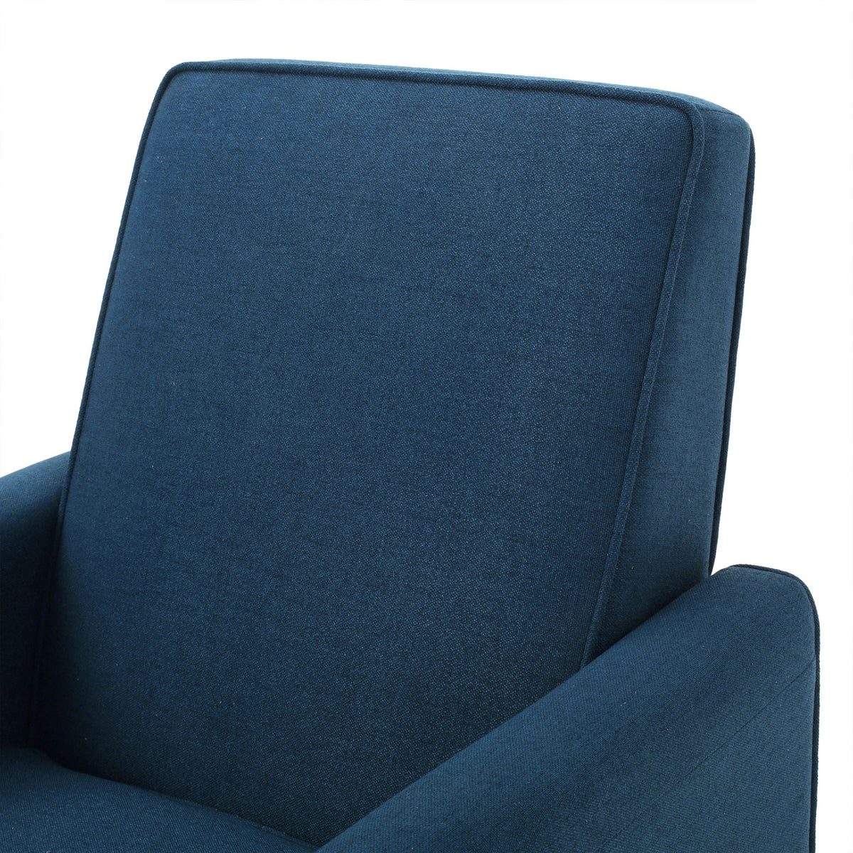 Upholstered Push Back Recliner Chair with Adjustable Recline - Multiple Colors