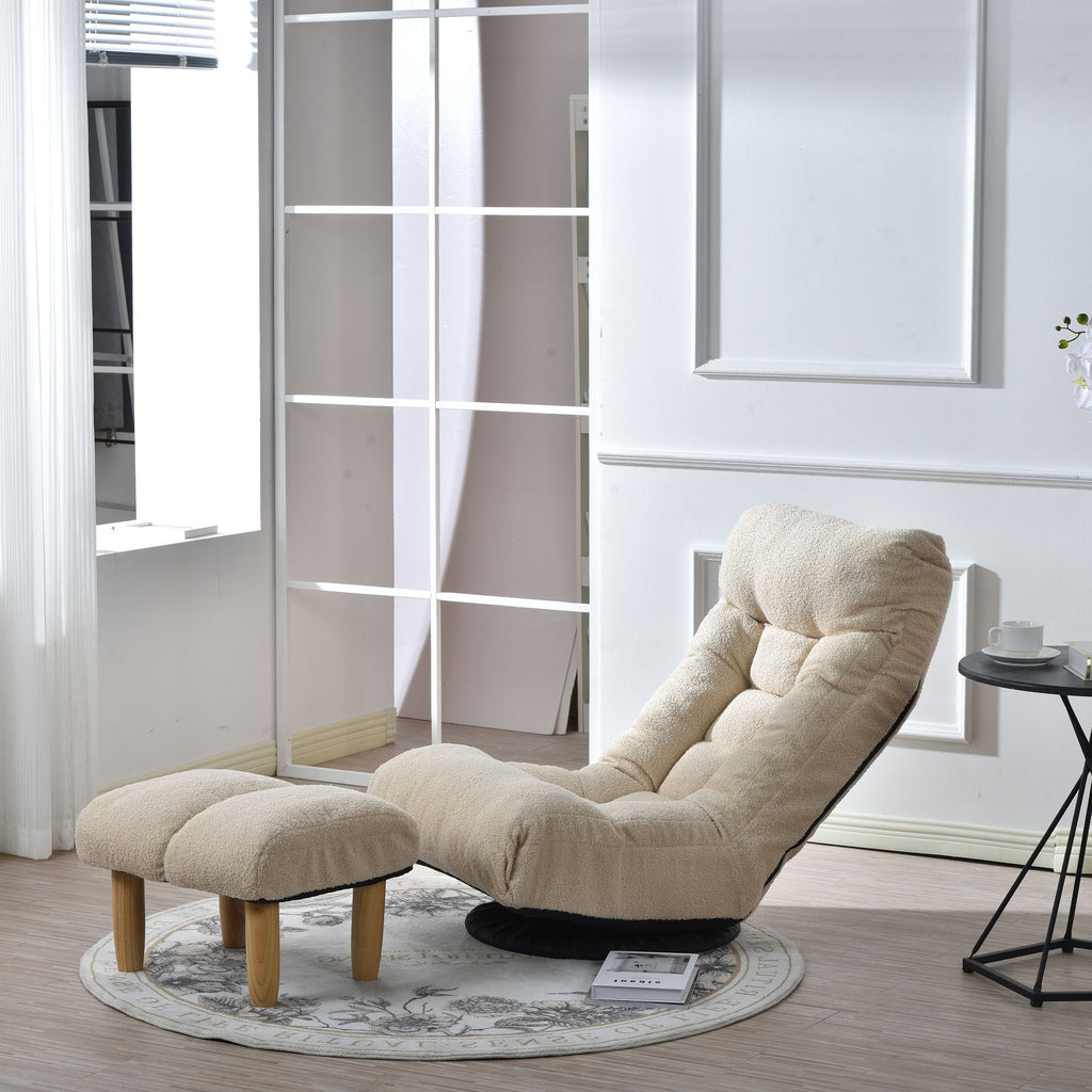 Adjustable Japanese Reclining Floor Chair Sofa With Metal Frame