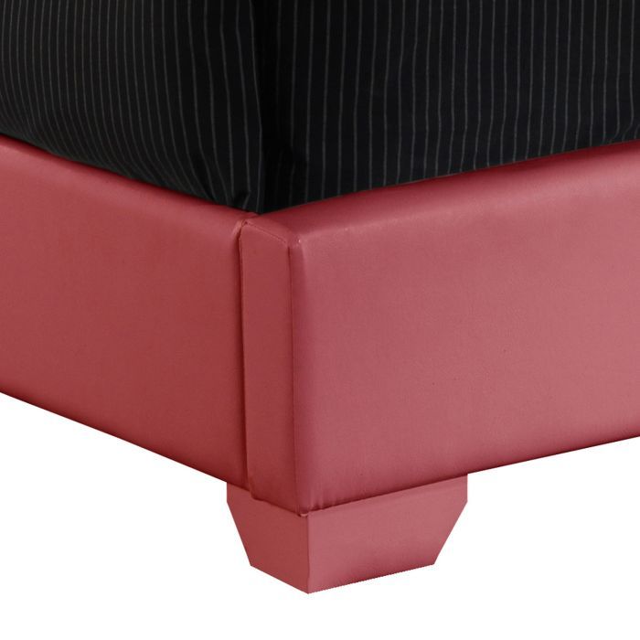 Elegant Platform Bed with Upholstered Finish - Multiple Colors