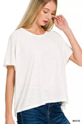 Zenana Round Neck Short Sleeve T-Shirt