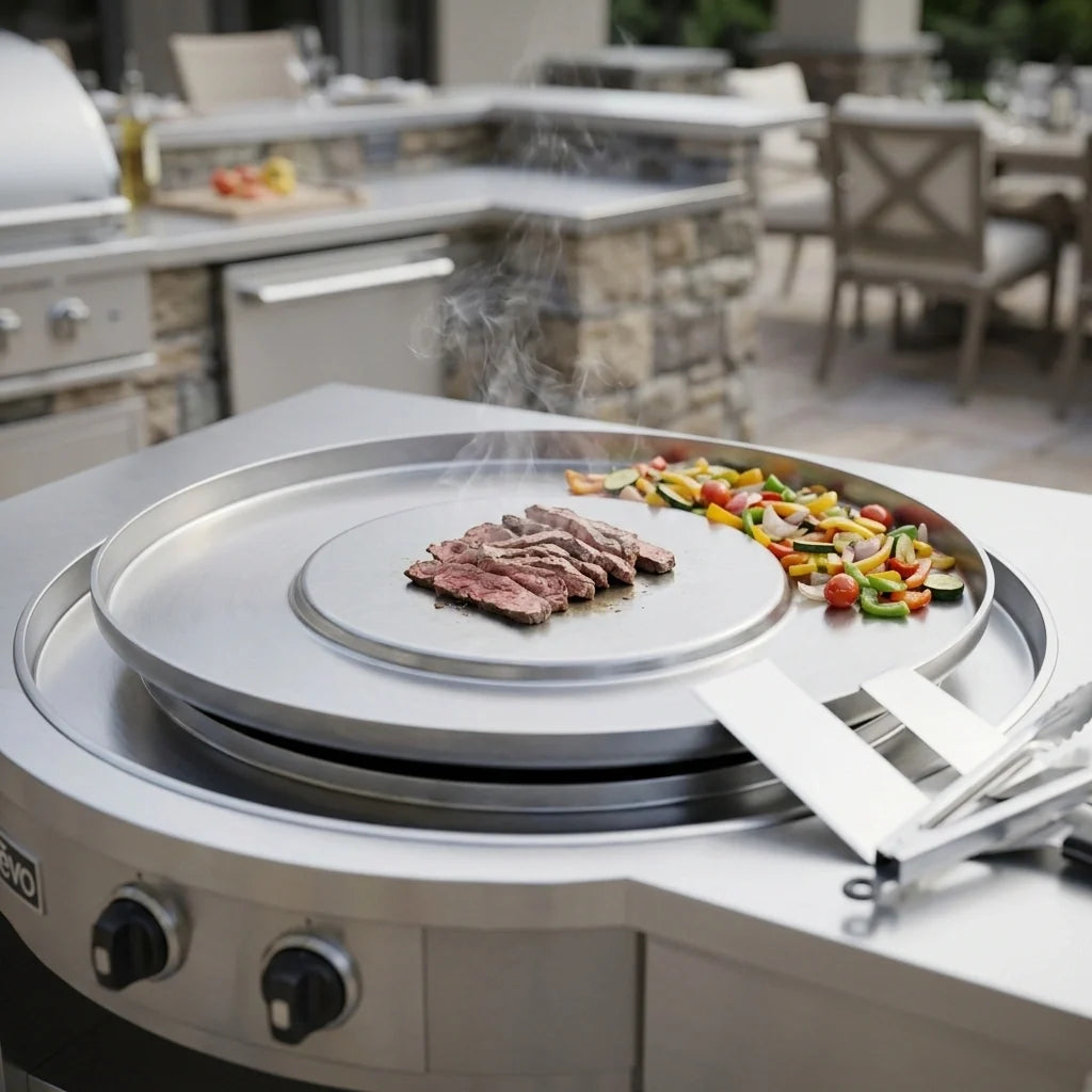 Evo Affinity 30G DCS 30-Inch Diameter Natural Gas Outdoor Freestanding Cooking Station