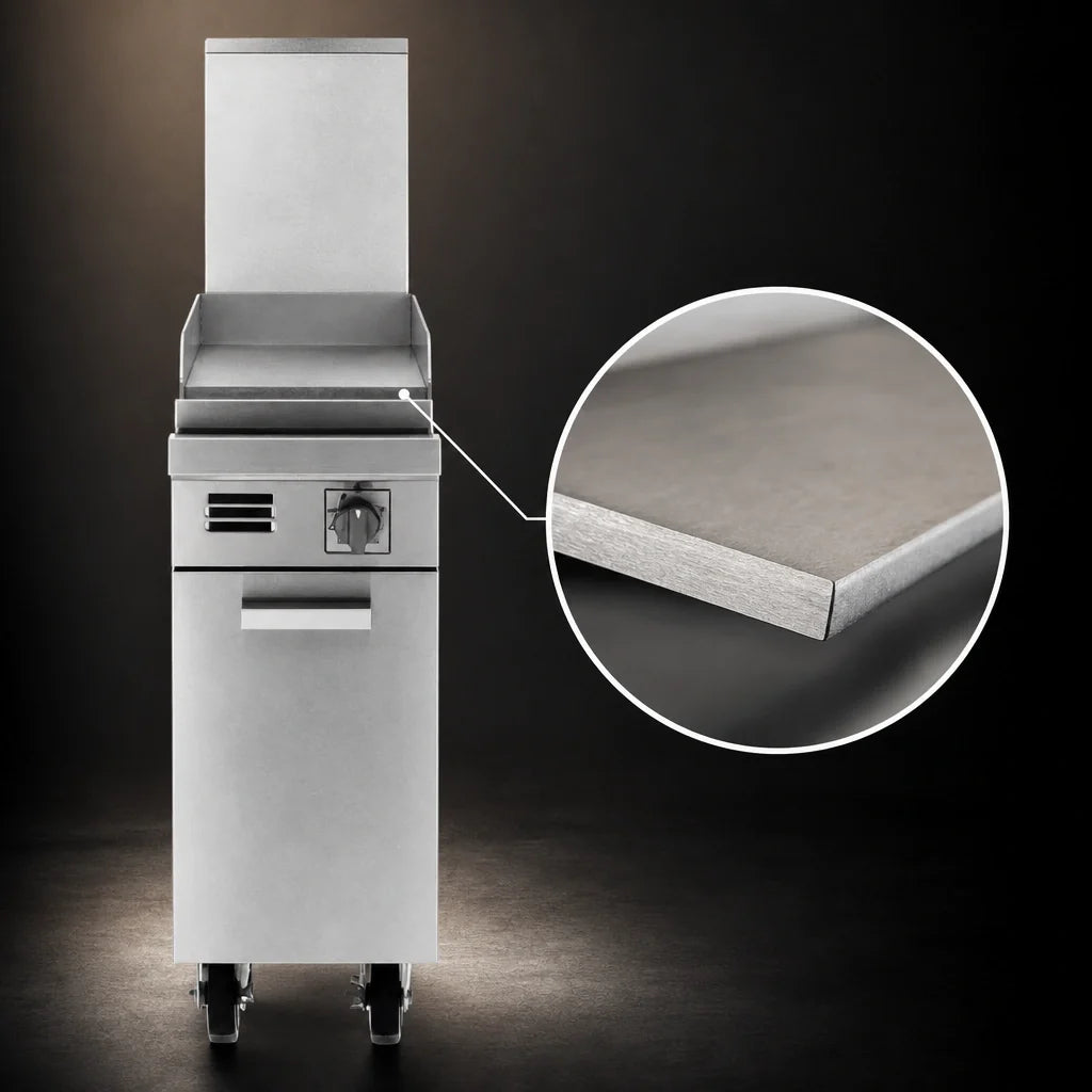 Garland Master M12S-8 12-Inch Gas Add-A-Unit Griddle with Thermostatic Control and Storage Base