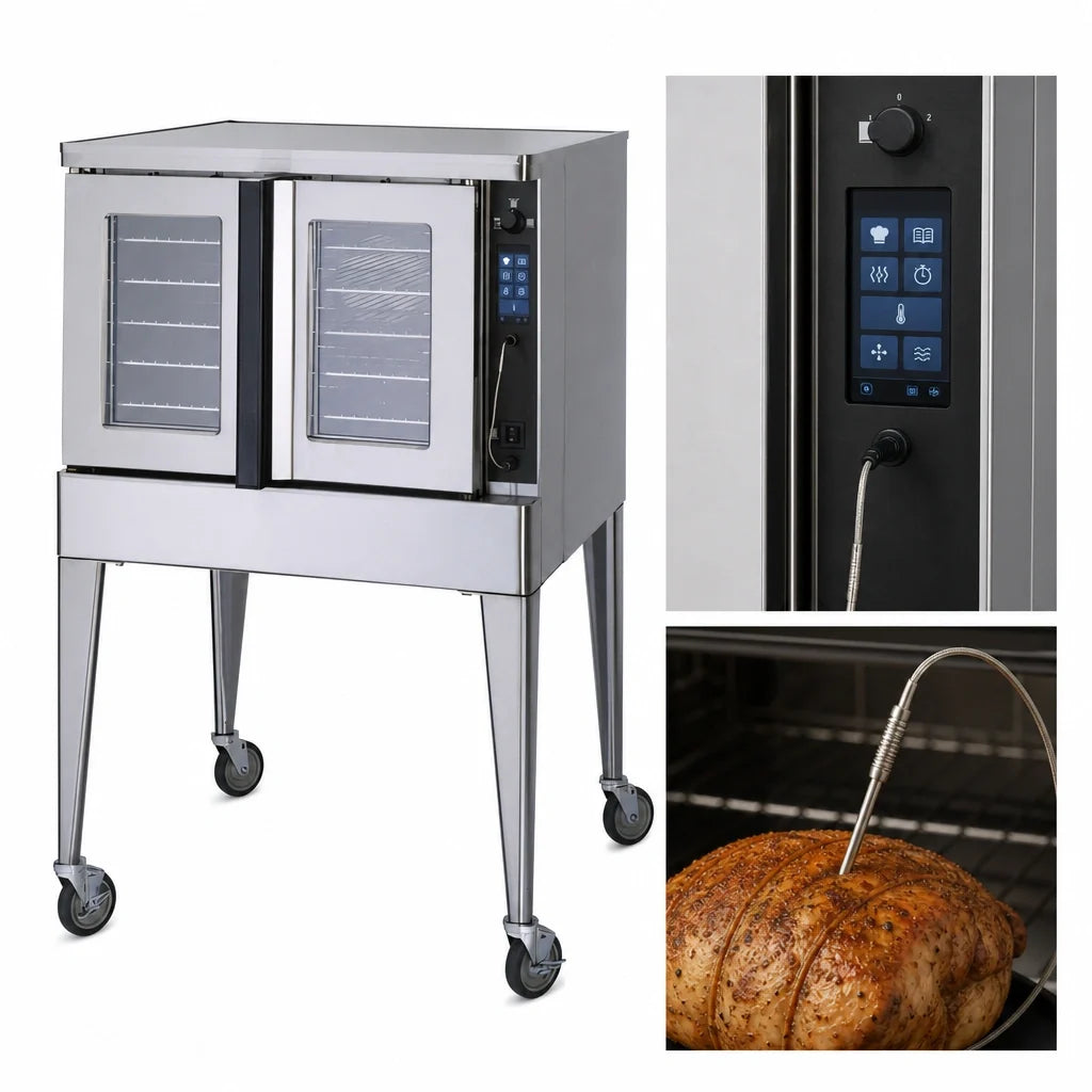 Blodgett (Middleby) Premium Series MARK V-100 BASE Single-Deck Full-Size Electric Convection Oven, 5-Pan, Touchscreen Controls
