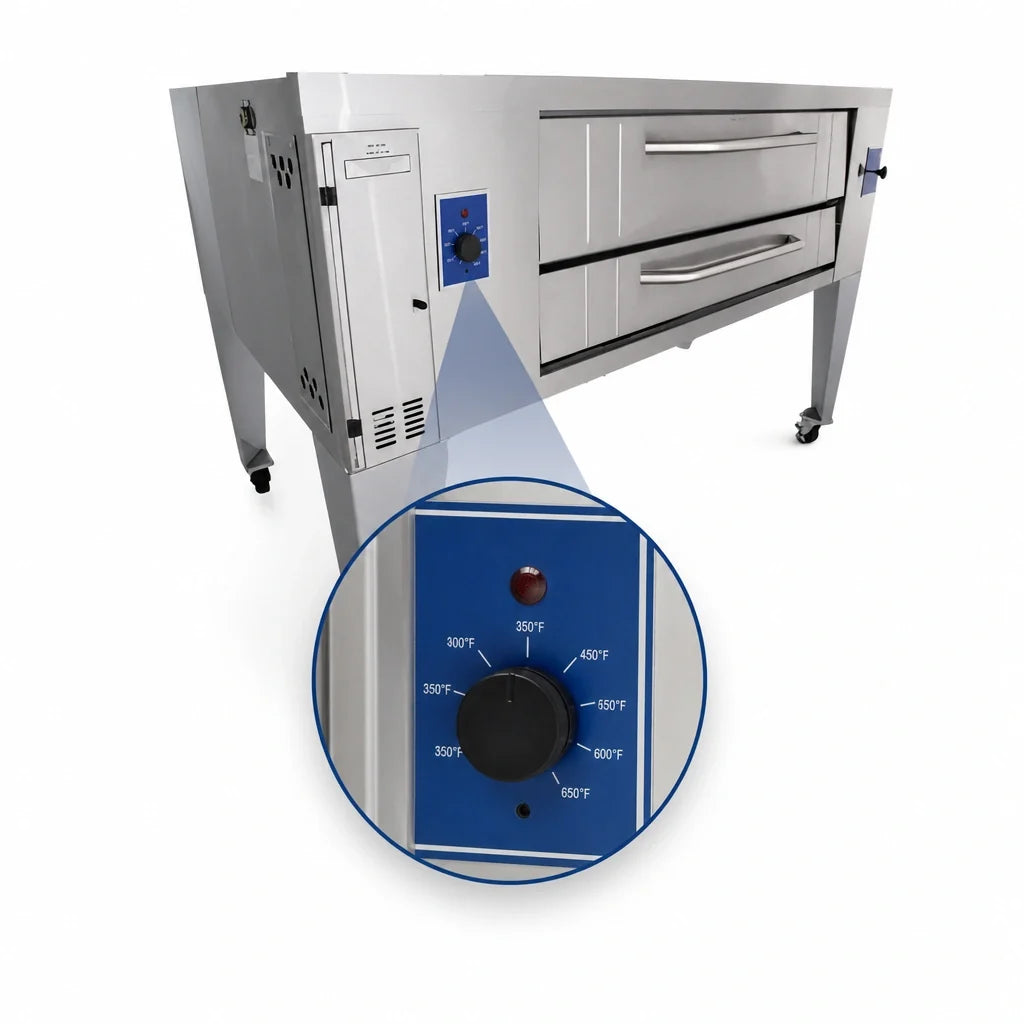 Bakers Pride (Middleby) Super Deck Series Y-800 Single-Deck Gas Pizza Deck Oven, 66 x 44-Inch FibraMent Hearth